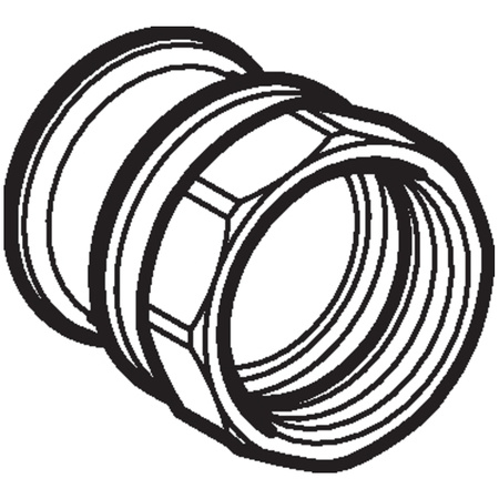 Geberit złączka przejściowa GW Mapress C-Stahl 28x1/2" 21807