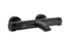 KFA bateria termostatyczna wannowa Moza black, czarna 5734-010-81