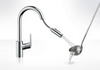 Hansgrohe jednouchwytowa bateria kuchenna Focus M41 240, wyciągana wylewka, 2jet 31815670