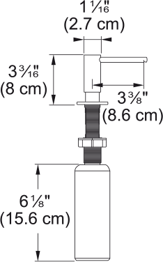 Franke dozownik do mydła Atlas, antracyt 112.0717.103