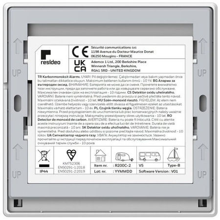 Honeywell czujnik tlenku węgla R200C-2