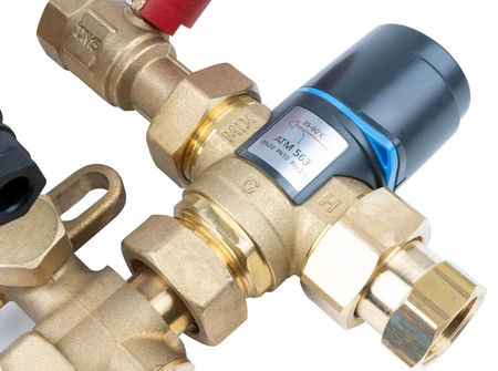 Afriso grupa pompowa do cyrkulacji ciepłej wody użytkowej WZS 100, ATM Kvs 2,5 m3/h 6840500