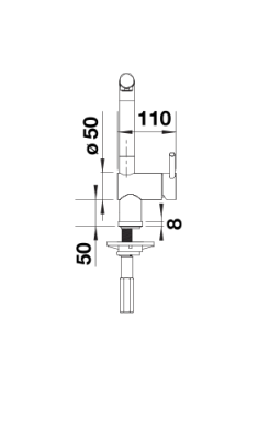 Blanco bateria kuchenna LINUS-S z wyciąganą wylewką Siligranit-Look antracyt 516688