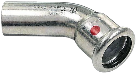 Sanha łuk nyplowy 45° PxPZ 67 SANHA-Therm 12404067