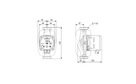 Grundfos pompa obiegowa Alpha2 25-40 130 230V 50Hz 6H 99411143