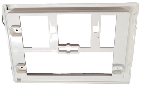 WYPRZEDAŻ: KK-POL płytka przycisków M11v1 biała/białe (bez loga Aquafiori) SPP/114/0.1/K