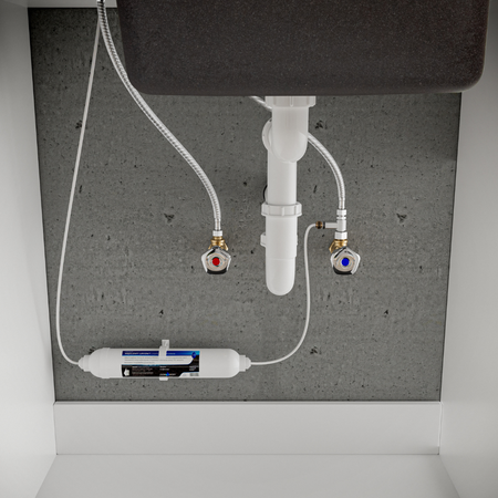 Invena bateria kuchenna z filtrem Glamour, czarny BZ-02-F04-V