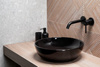  KFA moza black bateria umywalkowa podtynkowa, czarna 5039-810-81