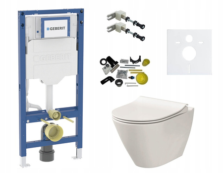Zestaw Duofix stelaż podtynkowy Geberit do WC + miska Cersanit CleanOn WC z deską S056