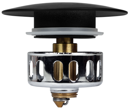 Instadrain korek klik-klak do brodzika/wanny, czarny mat 2456