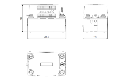 Grundfos pompa do odprowadzania kondensatu CONLIFT1 LS 98455601