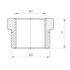Diamond redukcja Y, mosiądz 3/8"x1/2" K-241.RED.10-15.Y.