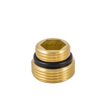 Schlosser nypel do zaworu podwójnego 1/2 x 3/4 - mosiądz 603000003