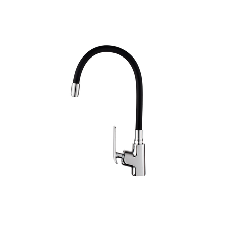 Invena bateria kuchenna z systemem Eco Start Ligaria, chrom/czarny BZ-39-008-L