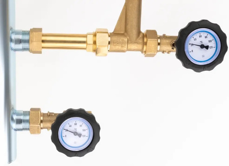 Afriso zestaw mieszający ze sprzęgłem hydraulicznym BPS 906 AP, człon bez mieszania i z zaworem obrotowym ARV 362, pompy AFRISO APH 160 9090620