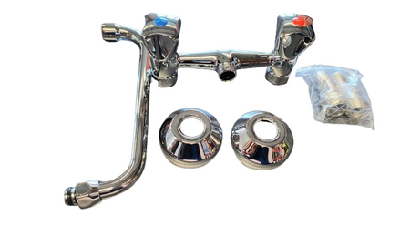 WYPRZEDAŻ: KFA bateria STANDARD umywalkowa ścienna C 220 uchwyt czworokątny 300-510-00