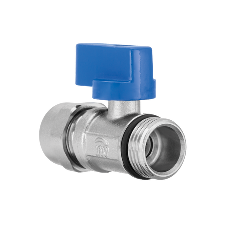 Invena zawór kulowy MINI PROV z dławikiem ze złączką pex 1/2"x1/2" ZK-57-N15-C