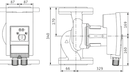 Wilo pompa obiegowa Yonos MAXO 65/0,5-16 PN6/10 2120655