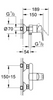 Grohe bateria prysznicowa BauLoop, chrom 23340000
