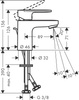 Hansgrohe bateria umywalkowa Vernis Blend 70 71550670