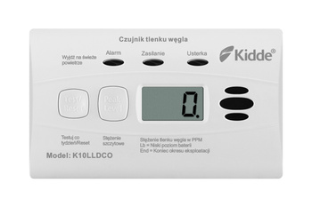 Kidde czujnik czadu z wyświetlaczem K10LLDCO