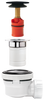 Wirquin syfon umywalkowy Nano quick-clack, czarny mat 30723978