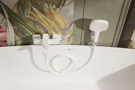 KFA bateria wannowa ścienna Malaga, biały 4524-010-44