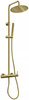 Ferro zestaw natryskowy z deszczownią CIRICULUS, złoto szczotkowane NP85-BCK7UBG