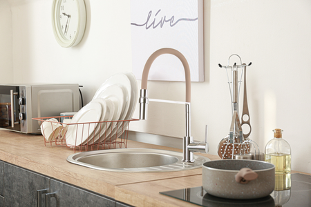 Invena bateria kuchenna Kameleon, beżowy BZ-29-L03-C