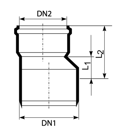 Magnaplast redukcja HTR biała 32/40 420410