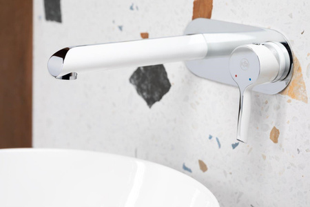 KFA bateria umywalkowa podtynkowa Angelit, biały/chrom 4729-810-40