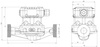 Afriso pompa obiegowa APH 360, 25-7/180 mm 1836000