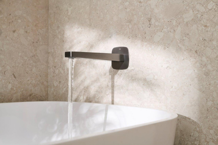 KFA wylot wannowy podtynkowy Malaga, gun metal grey PVD 836-007-61