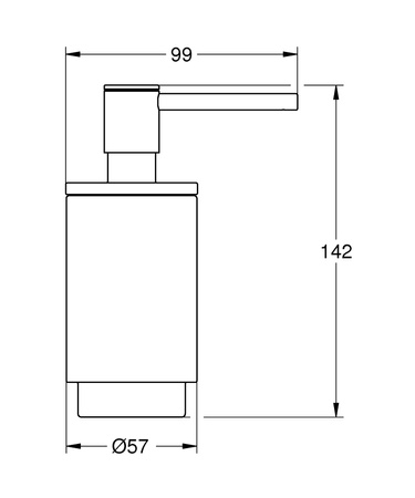 Grohe dozownik 120ml Selection, phantom black 41218KF0