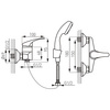 Ferro bateria natryskowa ścienna BASIC, chrom BBC77