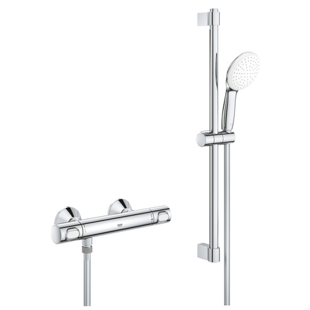 Grohe zestaw prysznicowy Grohtherm 500 z termostatyczną baterią chrom 34796001