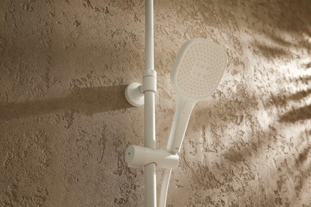 KFA deszczownia z baterią natryskową termostatyczną, ścienną Malaga, biały 5756-910-44