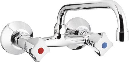 KFA bateria STANDARD umywalkowa ścienna C 220 uchwyt czworokątny 300-510-00