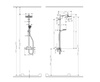 Hansgrohe komplet prysznicowy Crometta E 240 1jet, EcoSmart 9 l/min 27281000