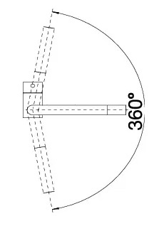 Blanco bateria kuchenna LINUS czarny mat 525806