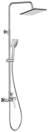 Invena zestaw prysznicowy z deszczownicą Neri, chrom AU-09-B01-L