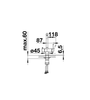 Blanco bateria FONTAS II czarny mat 526670
