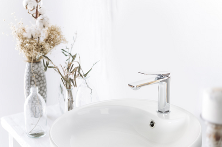 Invena bateria umywalkowa Neri, chrom BU-01-001-L