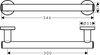 Hansgrohe uchwyt Logis Universal 345 41713000