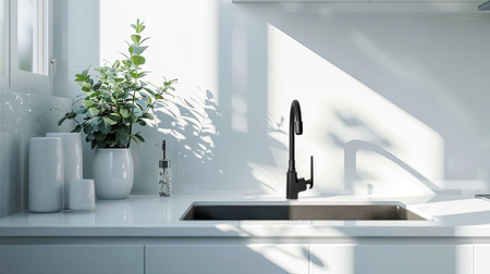 Invena bateria kuchenna z systemem Eco Start Ligaria, czarny BZ-39-004-L