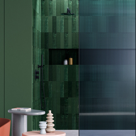 Omnires termostatyczna bateria prysznicowo-wannowa podtynkowa, element natynkowy Y czarny Y1236ROBL