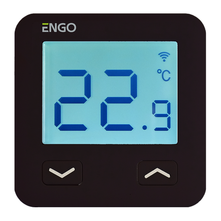 Engo internetowy regulator temperatury, WI-FI, 230V, czarny E10-B