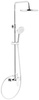 KFA zestaw prysznicowy z deszczownią i baterią natryskową OTAVA chrom 5556-910-00