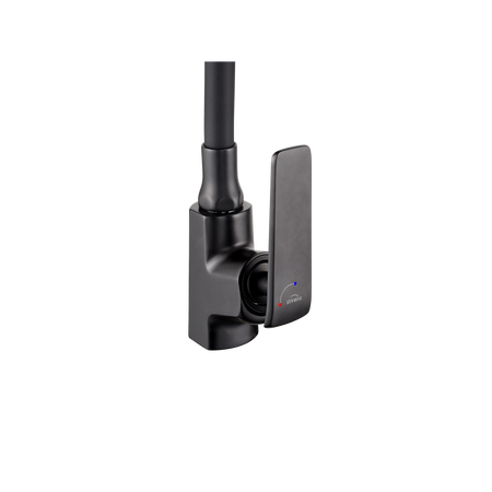 Invena bateria kuchenna z systemem Eco Start Ligaria, czarny BZ-39-004-L