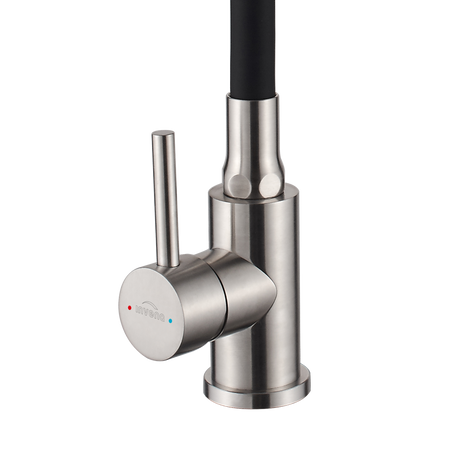 Invena bateria kuchenna Silva, inox/czarny BZ-86-043-L